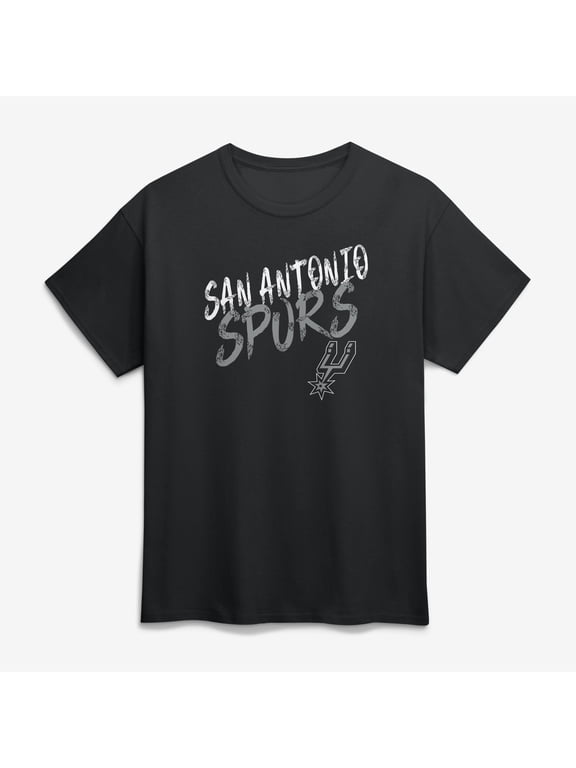 Men's Stephon Castle Black San Antonio Spurs Hustle Name & Number T-Shirt