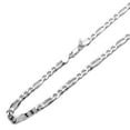 thumbnail image 1 of Men's Sterling Silver 6mm Italian Solid Figaro Link Chain Necklace (7"~30" Inch), 1 of 2