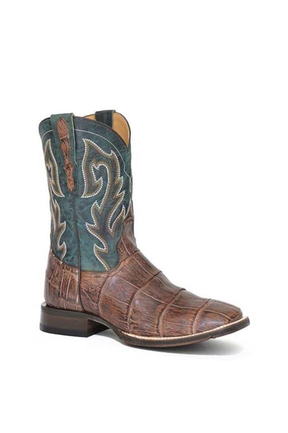 Men's Stetson Alligator Tru-x System Boots Handcrafted Brown