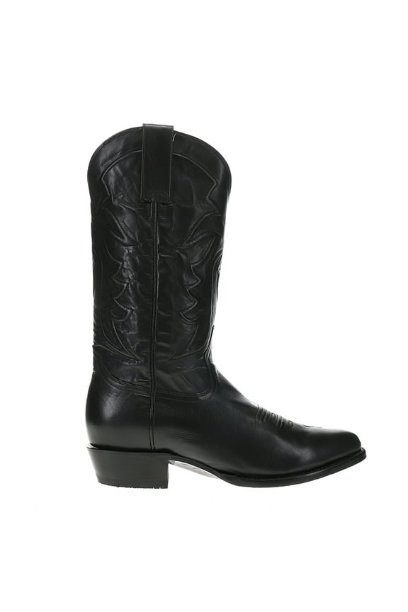 Men's Stetson Ames Leather Boots Handcrafted Black