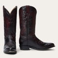thumbnail image 1 of Men's Stetson Blake Goat Boots Handcrafted Round Toe Black Cherry, 1 of 7