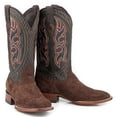 thumbnail image 1 of Men's Stetson Butte Genuine Hippo Boots Square Toe Handcrafted JBS Collection Brown, 1 of 2
