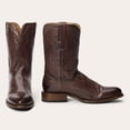thumbnail image 1 of Men's Stetson Cassidy Roper Boots Round Toe Handcrafted Brown, 1 of 8