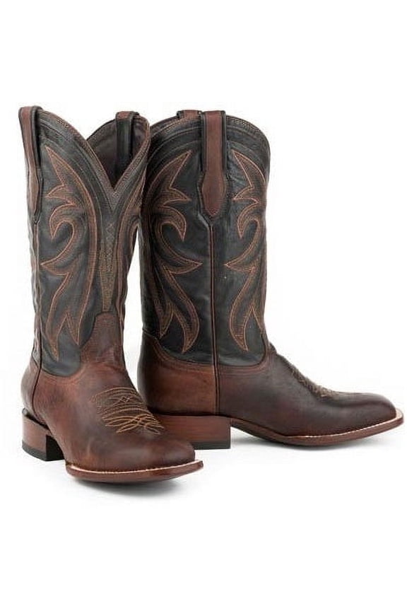 Men's Stetson Cody Boots Square Toe Handcrafted JBS Collection Brown