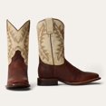 thumbnail image 1 of Men's Stetson Cole Boots Square Toe Handcrafted Brown, 1 of 7