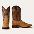 thumbnail image 1 of Men's Stetson Cole Boots Square Toe Handcrafted Tan, 1 of 7