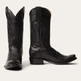 thumbnail image 1 of Men's Stetson Garrett Boots Square Toe Handcrafted Black, 1 of 7
