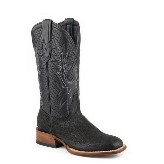 Men's Stetson Grator Alligator Boots Handcrafted JBS Collection Black