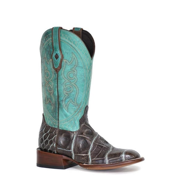 Men's Stetson Grator Alligator Boots Handcrafted JBS Collection Brown