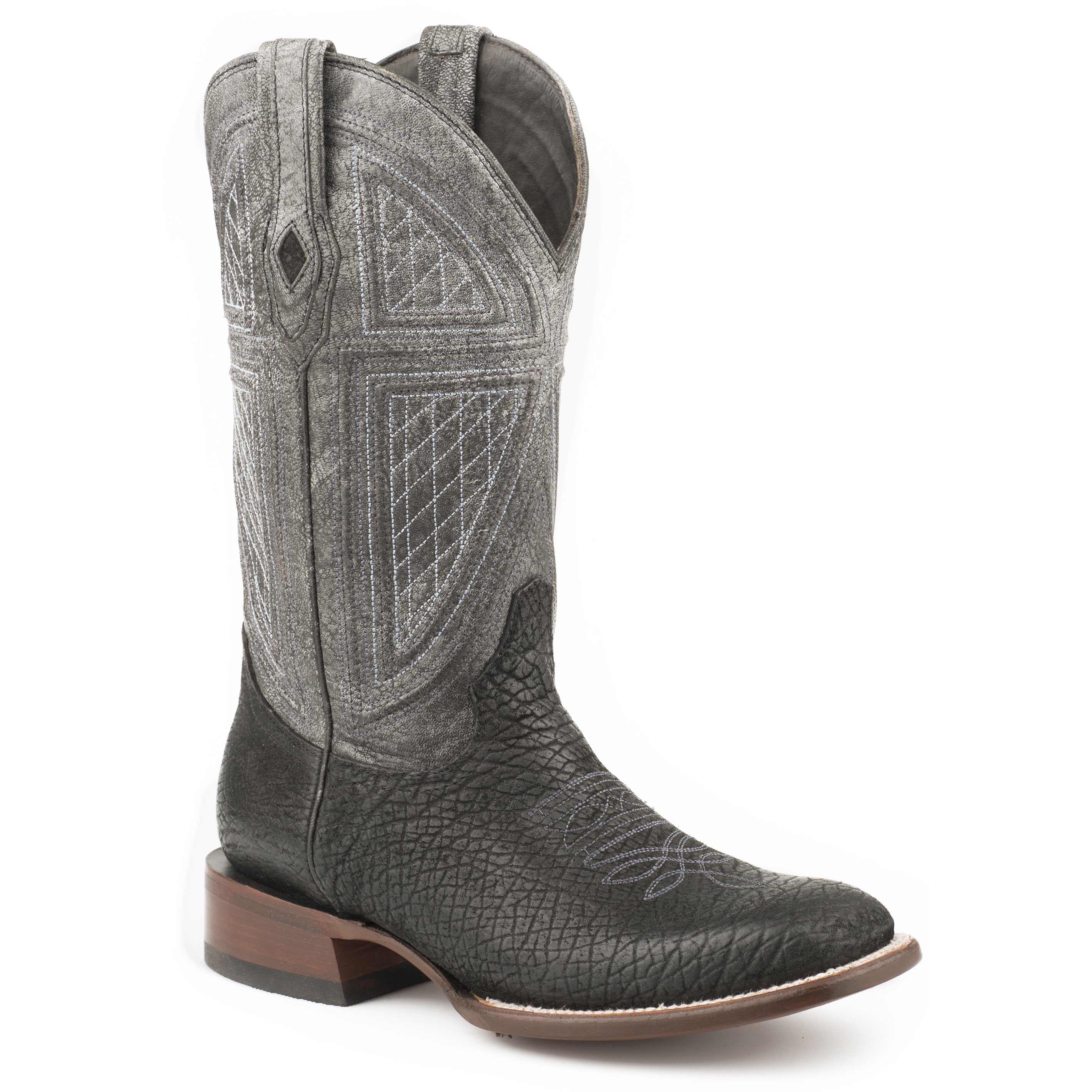 Men s Stetson Greycliff Genuine Hippo Boots Handcrafted JBS