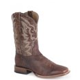 thumbnail image 1 of Men's Stetson Logan Boots Square Toe Handcrafted Brown, 1 of 2