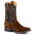 thumbnail image 1 of Men's Stetson Obadiah Leather Boots Handcrafted Suede Brown, 1 of 2