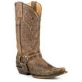 thumbnail image 1 of Men's Stetson Outlaw Bad Guy Leather Boots Tru X Handcrafted Tan, 1 of 1