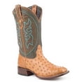 thumbnail image 1 of Men's Stetson Pablo Ostrich Boots Handcrafted JBS Collection Tan, 1 of 2