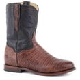 thumbnail image 1 of Men's Stetson Puncher Exotic Caiman Boots Handcrafted Brown, 1 of 2