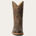 thumbnail image 1 of Men's Stetson Roughstock Zip Leather Boots Handcrafted Oiled Tan, 1 of 8