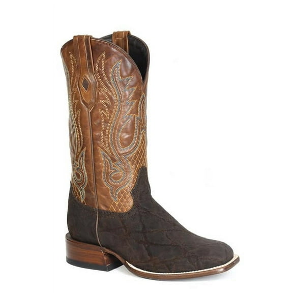 Men's Stetson Thunder Elephant Boots Handcrafted JBS Collection Brown