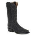 thumbnail image 1 of Men's Stetson Wayne Teju Boots Round Toe Handcrafted Black, 1 of 2