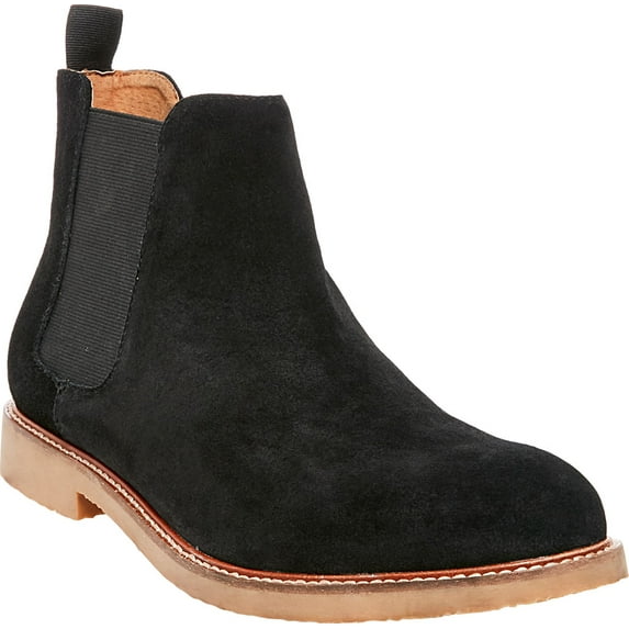 Men's Steve Madden Highline Chelsea Boot Black Suede 13 M