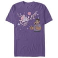 thumbnail image 1 of Men's Steven Universe Big Donut Training Video  Graphic Tee Purple 3X Large, 1 of 3