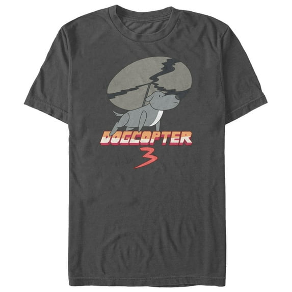 Men's Steven Universe Dogcopter Graphic Tee Charcoal Medium