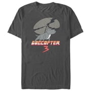 Mens Steven Universe Dogcopter Graphic Tee Charcoal Small