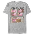 thumbnail image 1 of Men's Steven Universe Lion in a Box Graphic Tee Athletic Heather 5X Large, 1 of 4
