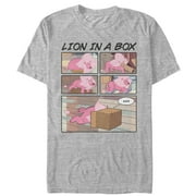Mens Steven Universe Lion in a Box Graphic Tee Athletic Heather Small