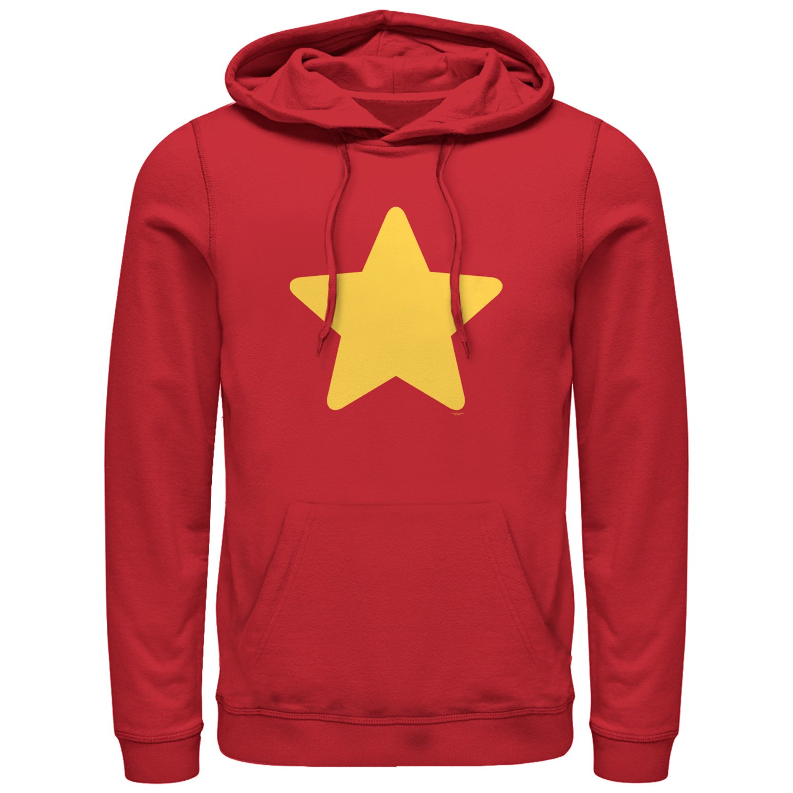 Men's Steven Universe Star Pull Over Hoodie Red Medium - Walmart.com