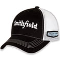 thumbnail image 1 of Men's Stewart-Haas Racing Team Collection Black/White Aric Almirola Smithfield Adjustable Hat, 1 of 5
