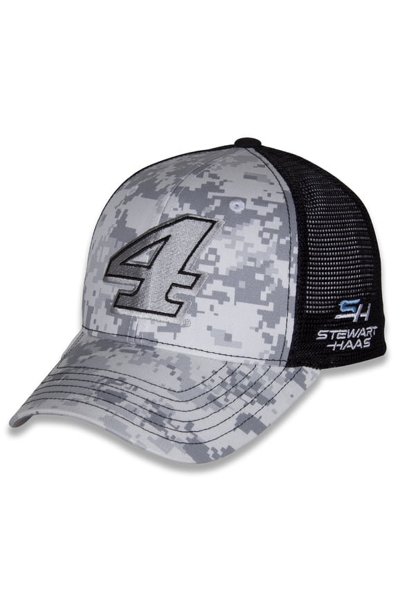 Men's Stewart-Haas Racing Team Collection Camo Josh Berry Digital Adjustable Hat