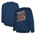 thumbnail image 1 of Men's Stitches Navy Houston Astros Lightweight Crew Sweatshirt, 1 of 3