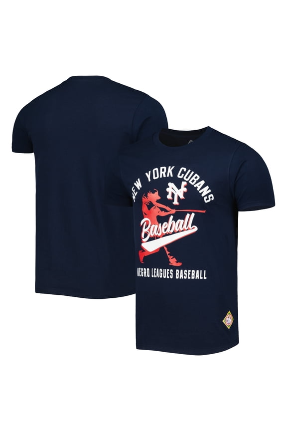 Men's Stitches Navy New York Cubans Soft Style T-Shirt