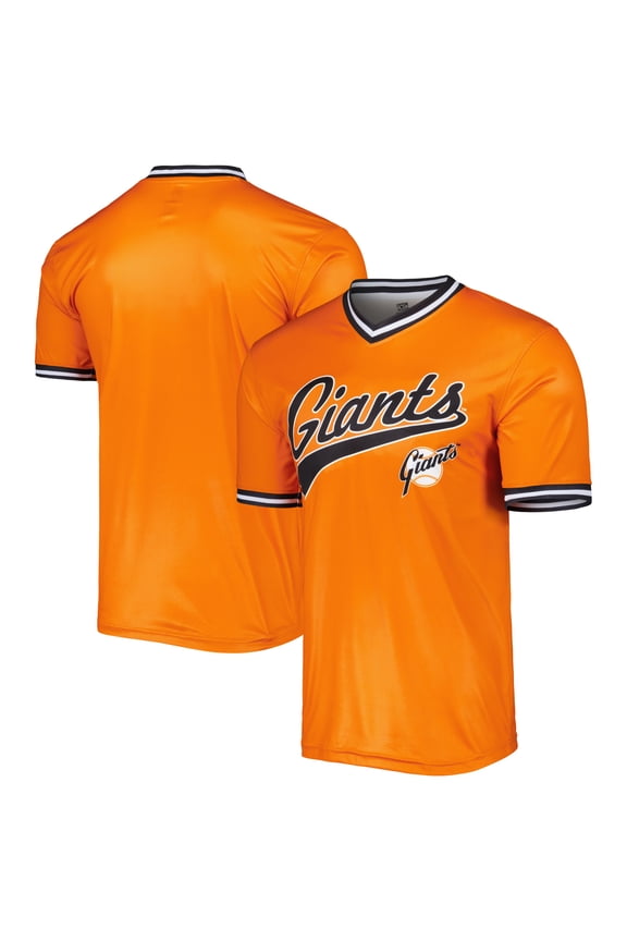 Men's Stitches Orange San Francisco Giants Cooperstown Collection Team Jersey