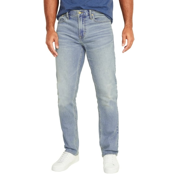 Men's Stone Washed Stretch Denim Jeans (Sizes, 30-44)