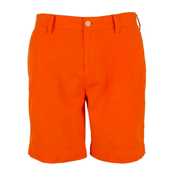 Men's Straight Fit 8" Cotton Chino Shorts-NO-30W