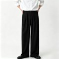 thumbnail image 1 of Men's Straight Leg Chino Pants Classic Fit Soft Waist Expandable S-XL, 1 of 8