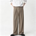 thumbnail image 1 of Men's Straight Leg Chino Pants Classic Fit Soft Waist Expandable S-XL, 1 of 8