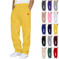 thumbnail image 1 of Men's Straight Leg Sweatpants Loose Fit Joggers Casual Sweat Pants with Pockets Drawstring Lounge Athletic Running Pant, 1 of 4