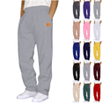 thumbnail image 1 of Men's Straight Leg Sweatpants Loose Fit Joggers Casual Sweat Pants with Pockets Drawstring Lounge Athletic Running Pant, 1 of 4