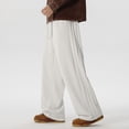 thumbnail image 1 of Men's Straight Leg Sweatpants with Side Layered Design for Sports and Casual, 1 of 7
