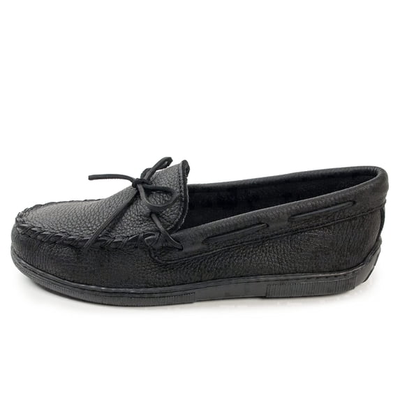 Minnetonka Men's Moosehide Classic, Black Moose, 11 M US