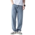 thumbnail image 1 of Men's Straight Regular Fit Jeans with Flex Soft, 1 of 8