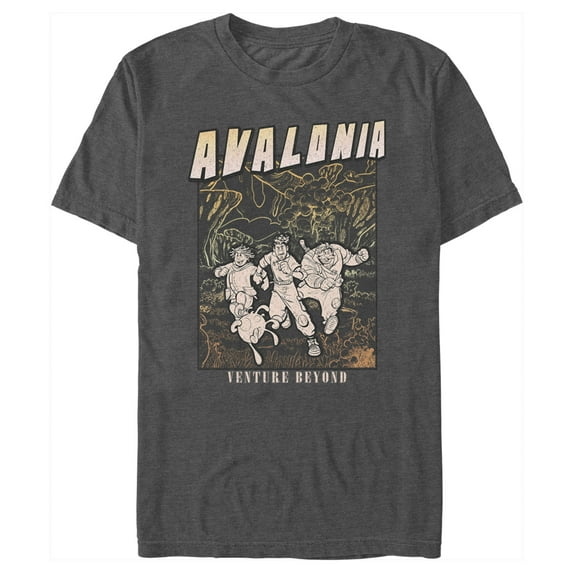 Men's Strange World Avalonia Venture Beyond Graphic Tee Charcoal Heather X Large