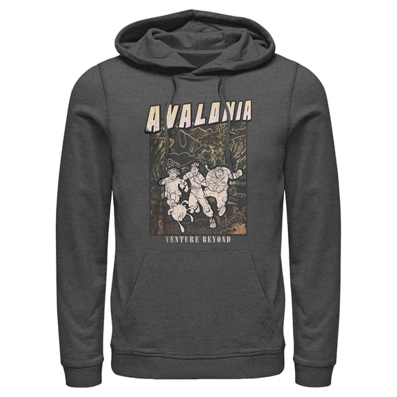 Men's Strange World Avalonia Venture Beyond Pull Over Hoodie Charcoal Heather 2X Large