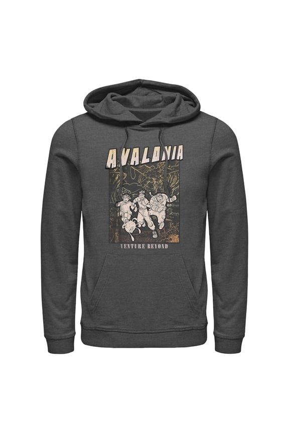 Men's Strange World Avalonia Venture Beyond Pull Over Hoodie Charcoal Heather X Large