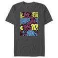 thumbnail image 1 of Men's Strange World Clade Family Comic Strips Graphic Tee Charcoal Medium, 1 of 5