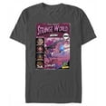 thumbnail image 1 of Men's Strange World Comic Book Cover Graphic Tee Charcoal Large, 1 of 5