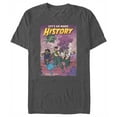 thumbnail image 1 of Men's Strange World Let's Go Make History Graphic Tee Charcoal Heather Medium, 1 of 5