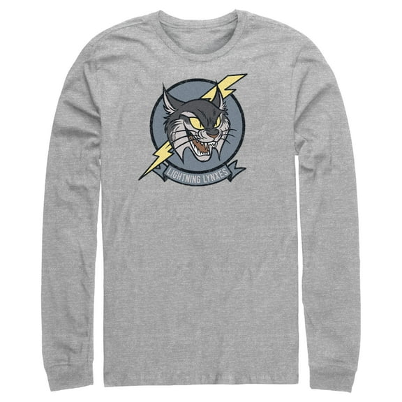 Men's Strange World Lightning Lynxes  Long Sleeve Shirt Athletic Heather 2X Large